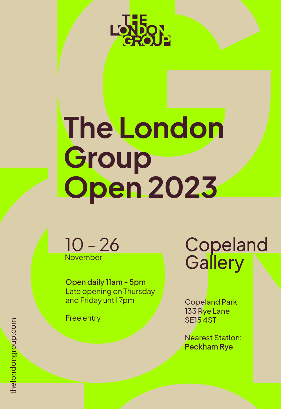 Showing in the London Group Open