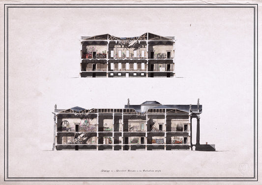 Design for a Derelict House in the Palladian Style