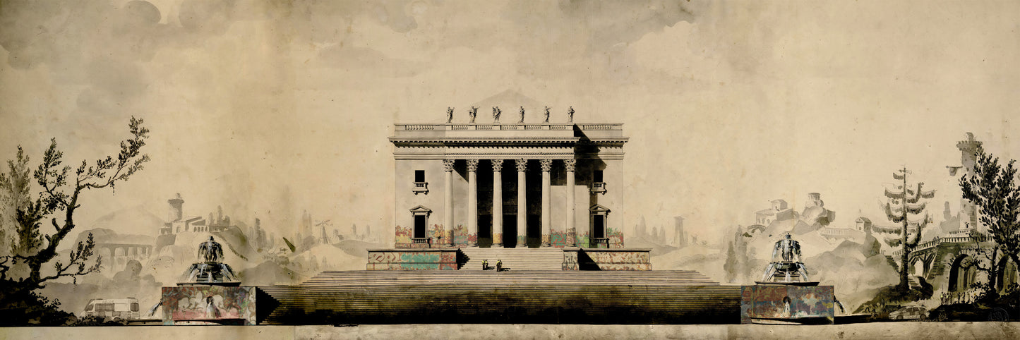 Plan for a Vandalised Palace, Panorama