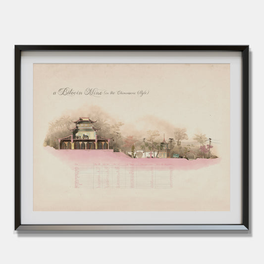 A Bitcoin Mine (in the Chinoiserie Style)